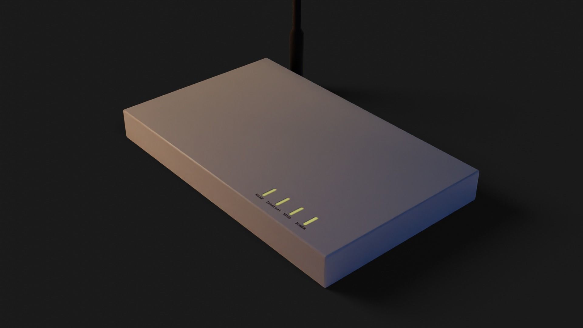 Internet Router GameReady - LowPoly with PBR Material Low-poly 3D model_2