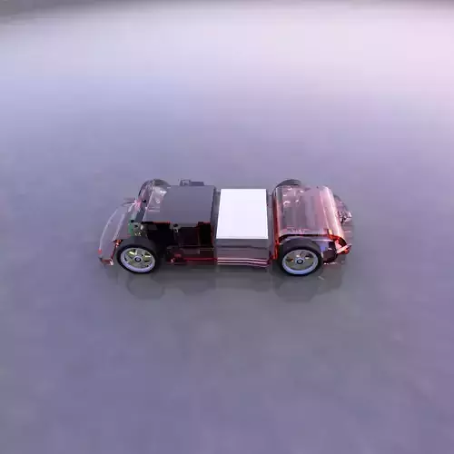  Hot Wheels Full Proportional RC Chassis for Mazda RX-7 FD 3D print model