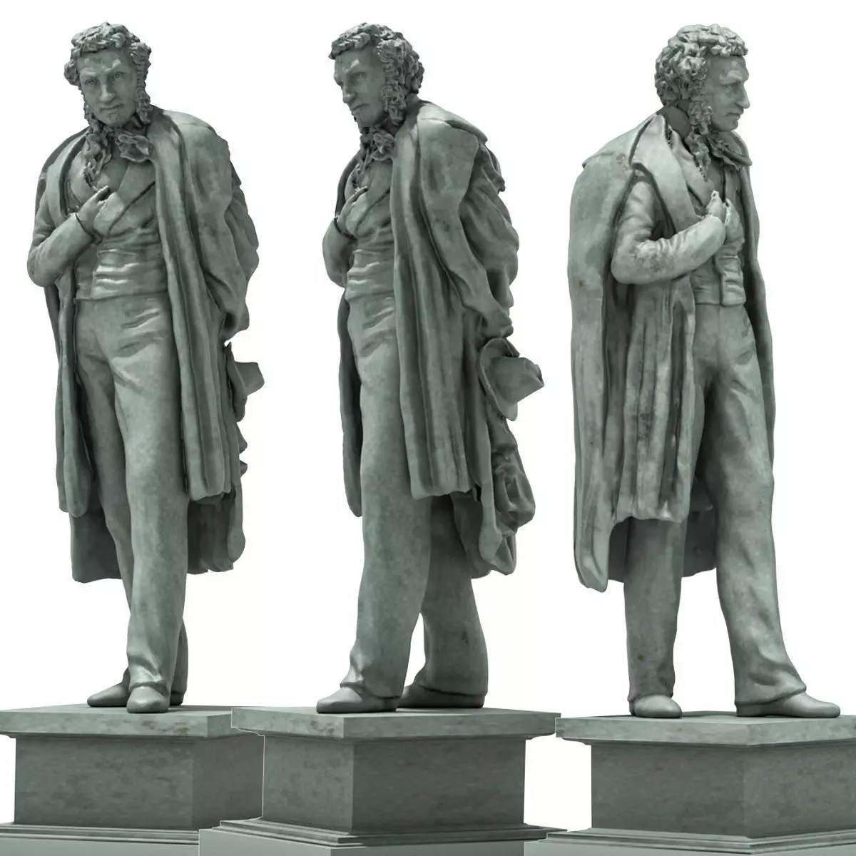 Pushkin Monument 3D model
