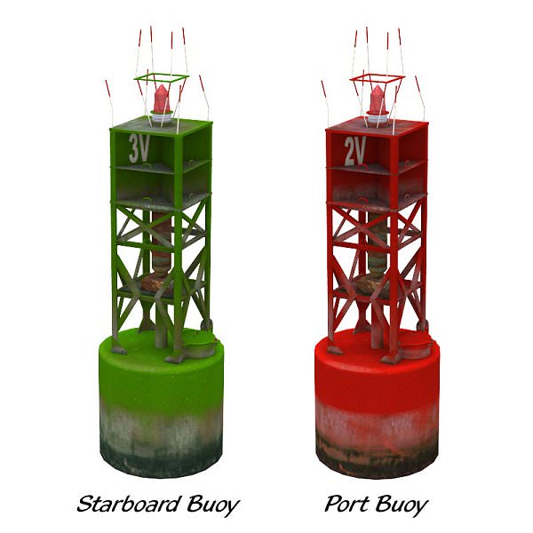 Navigation Buoys 3D model_7
