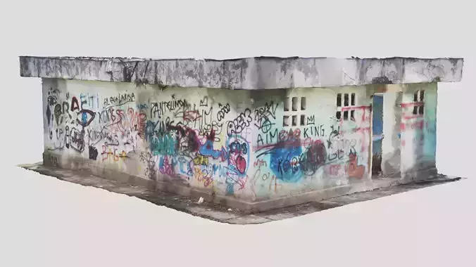 Abandoned Photoscaned Building with 8k texture