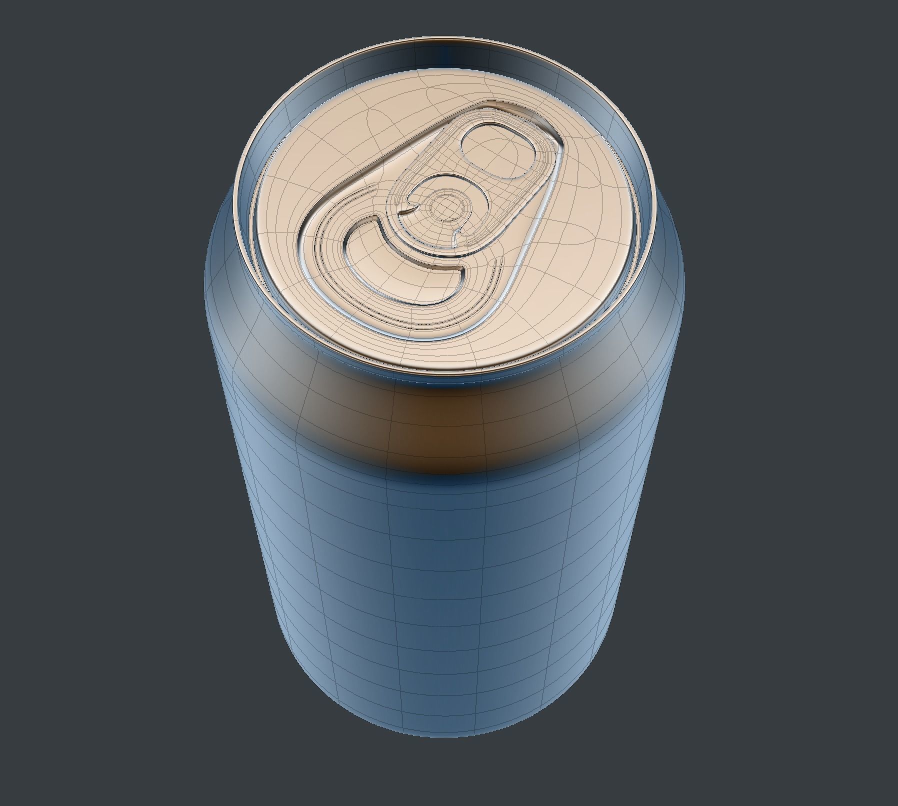 Aluminum soda can 3D model 3D model_6