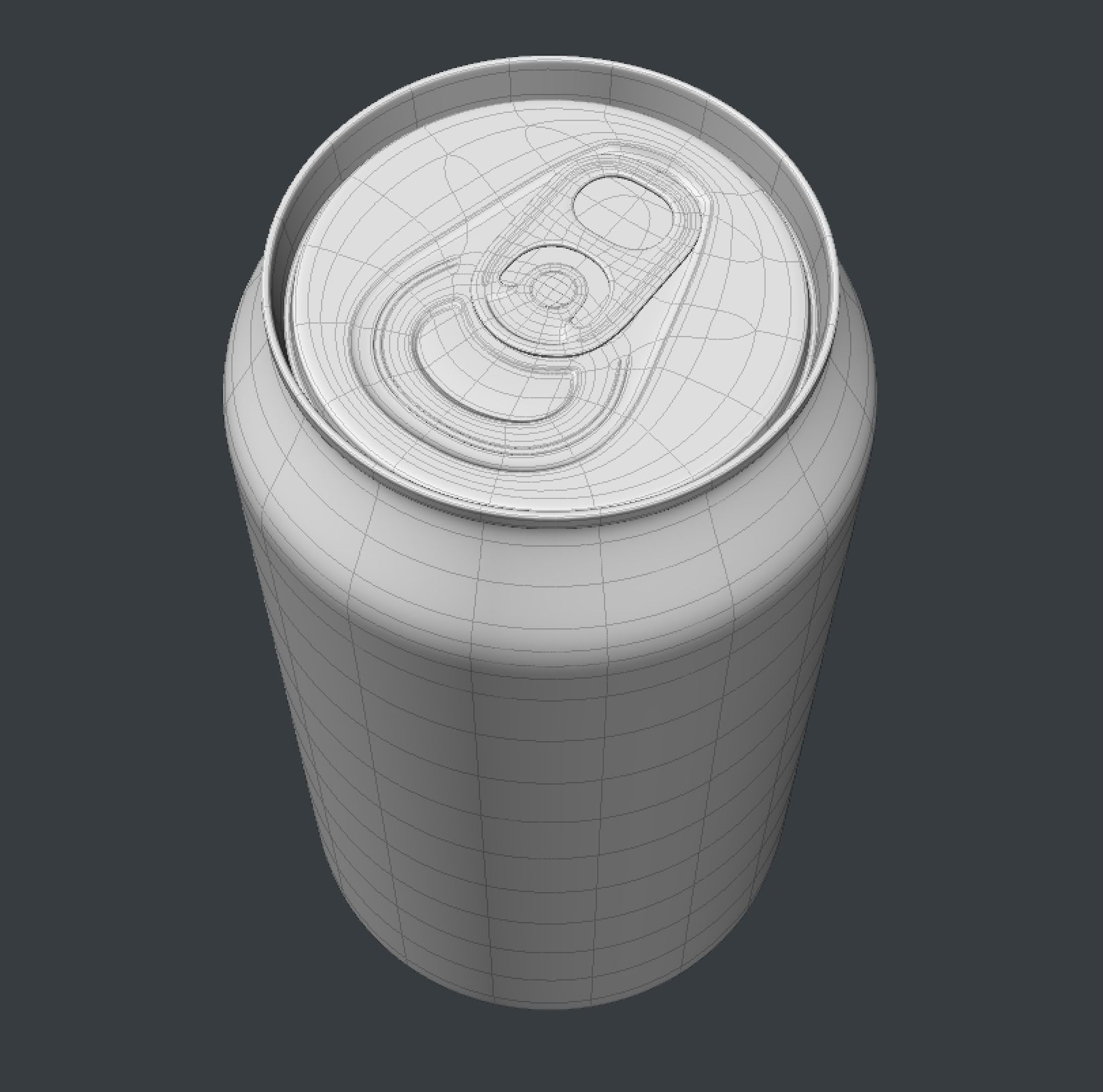 Aluminum soda can 3D model 3D model_4