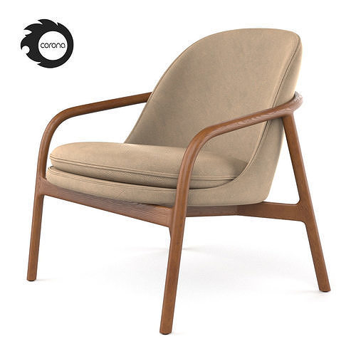 Armchair Aleman 3D model