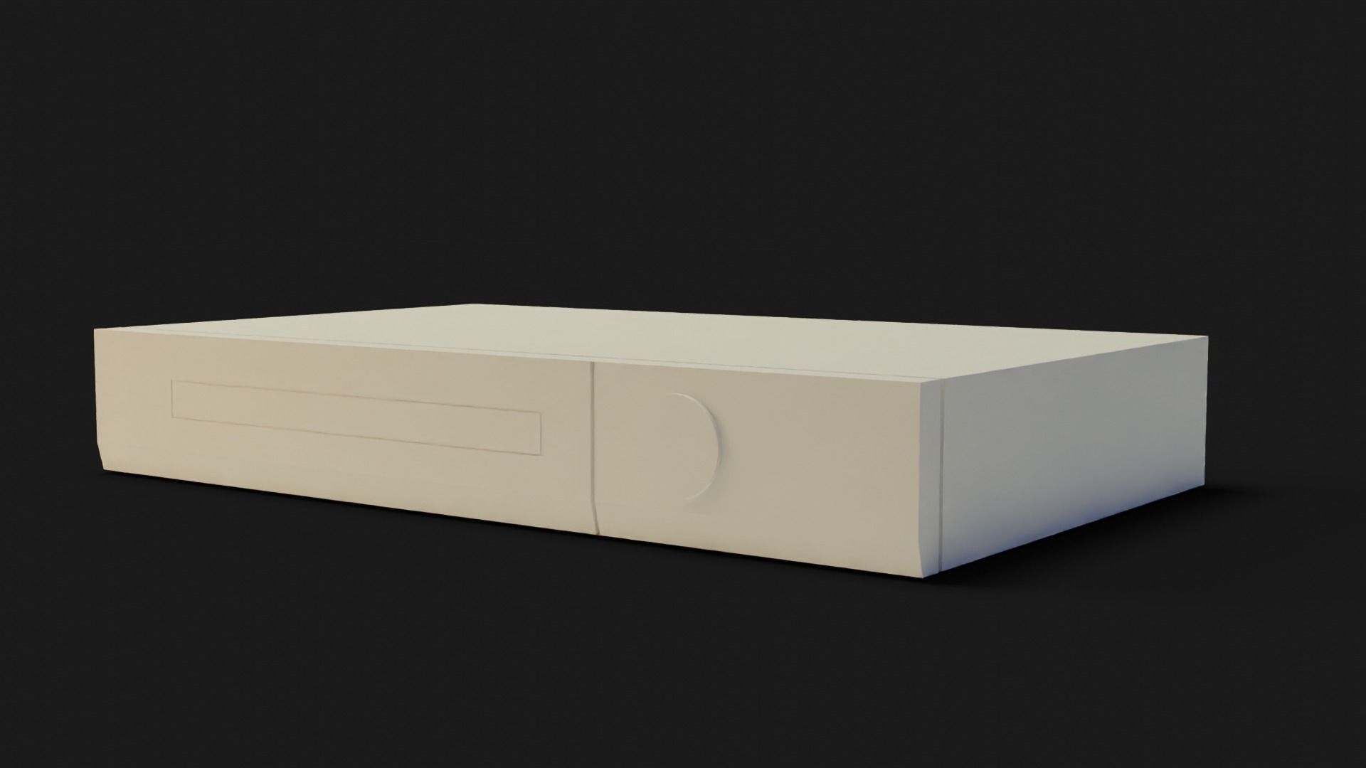 DVD Player GameReady - LowPoly with PBR Material Low-poly 3D model_5