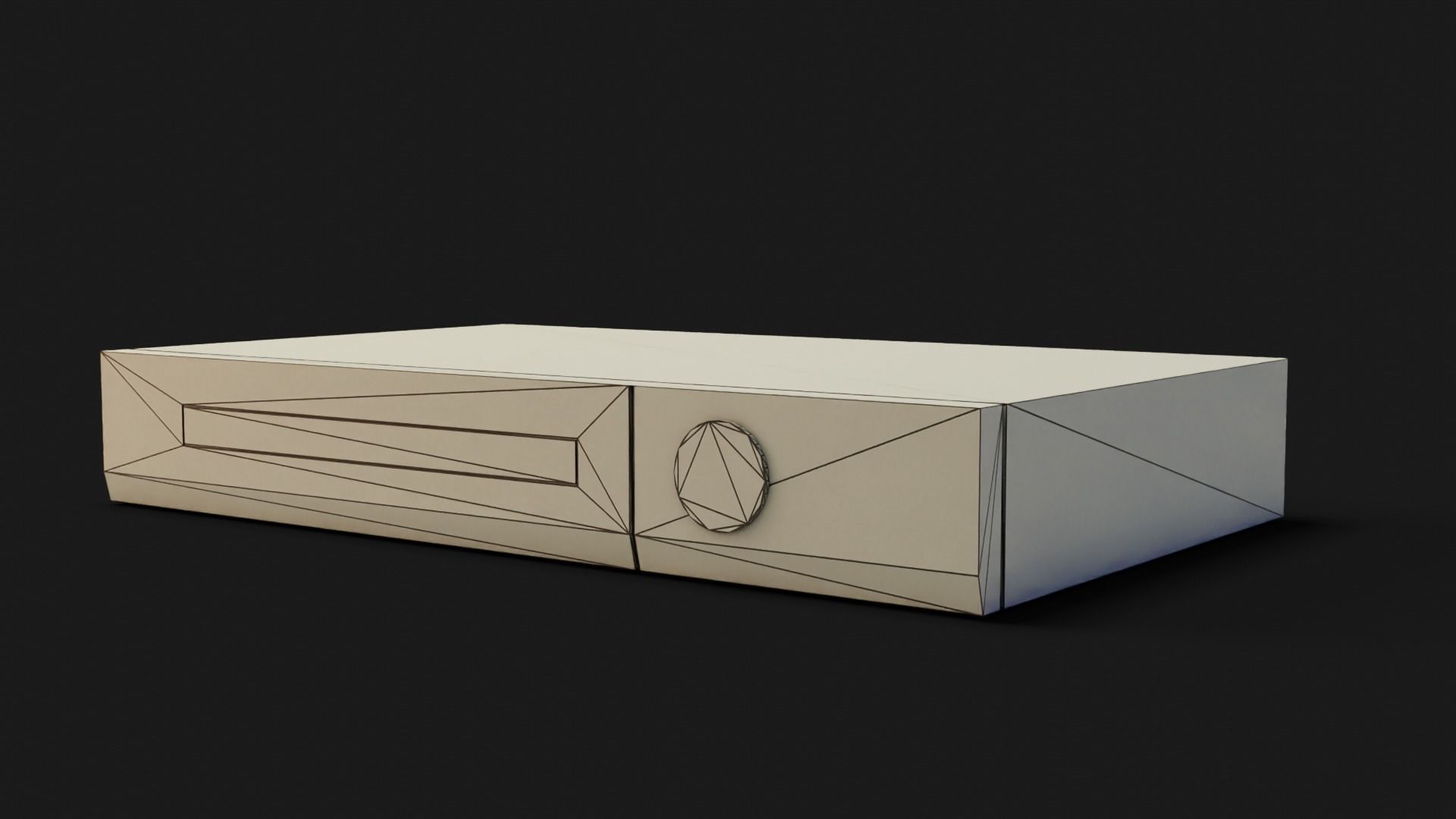 DVD Player GameReady - LowPoly with PBR Material Low-poly 3D model_6