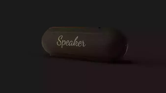 Bluetooth Speakers GameReady - LowPoly with PBR Material Low-poly 3D model