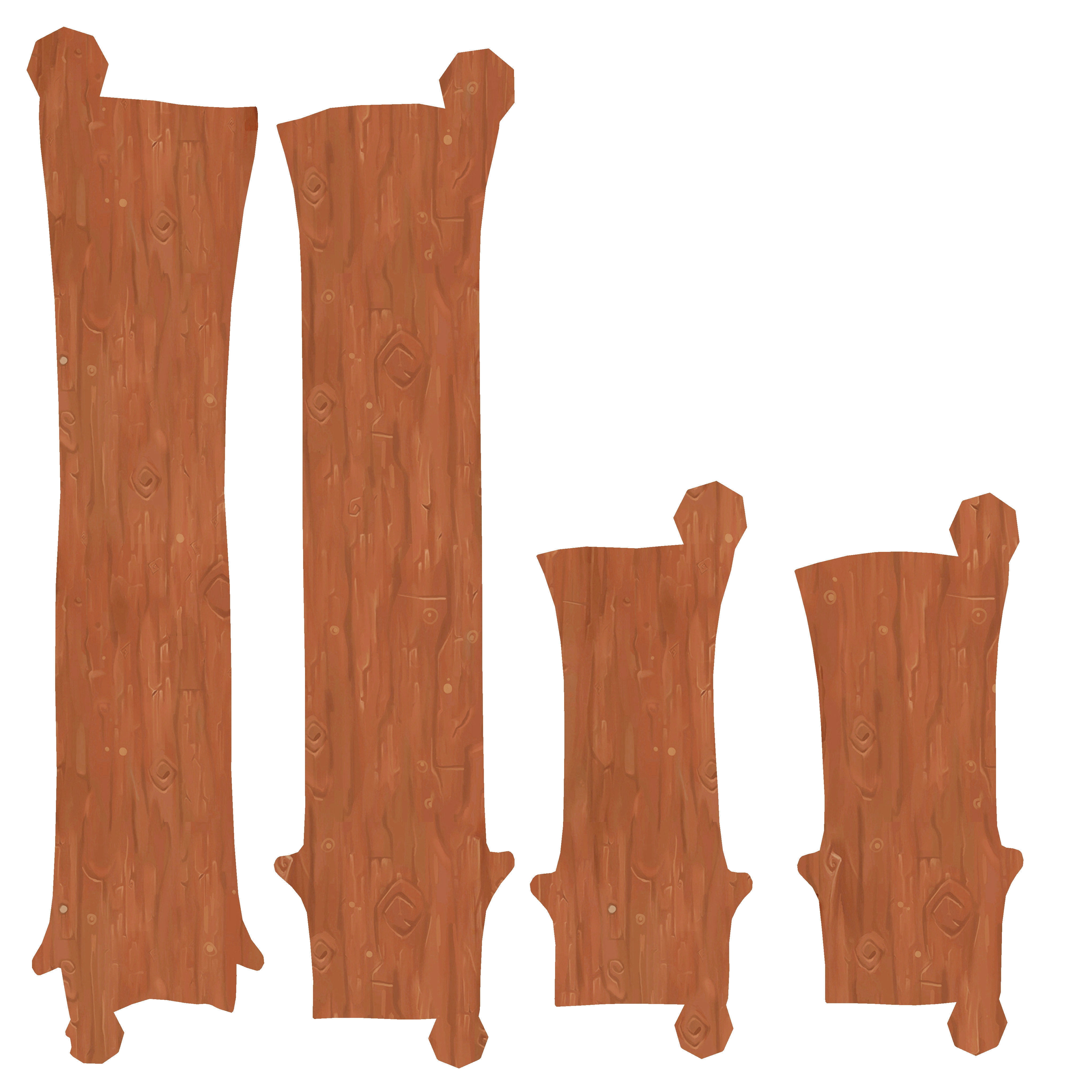 Sticks set of 3D model_5