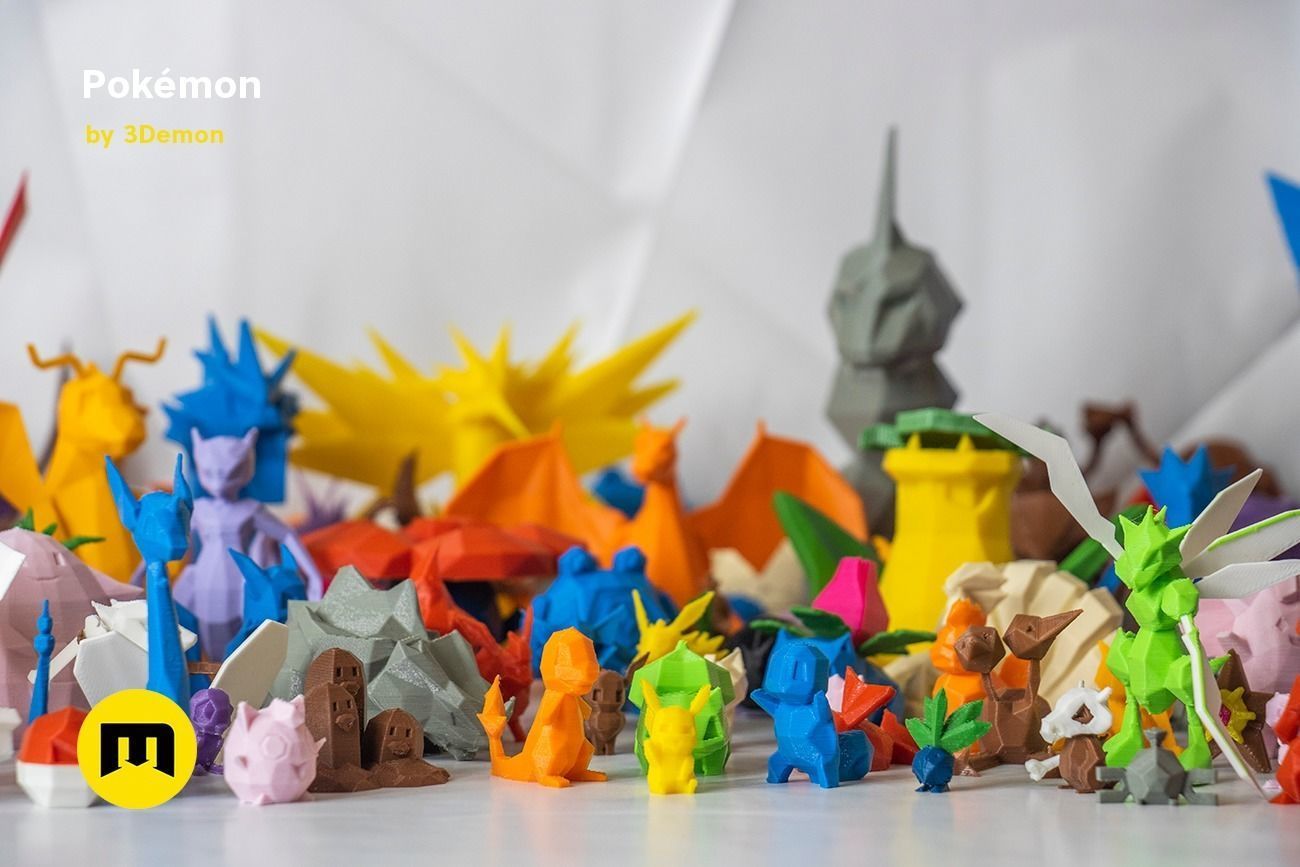 Low Poly Pokemon Collection Gen 1  Low-poly 3D model_59