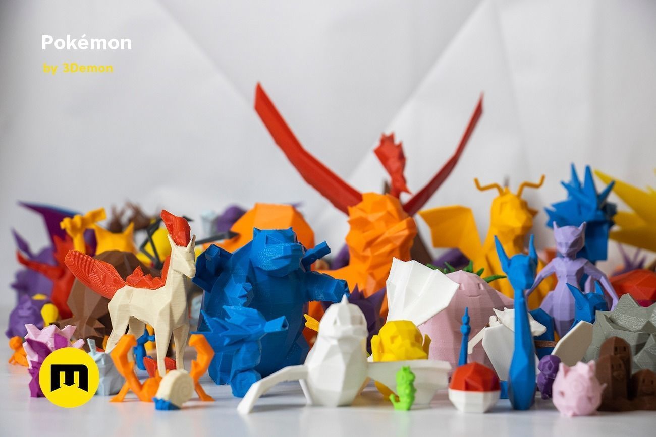 Low Poly Pokemon Collection Gen 1  Low-poly 3D model_60