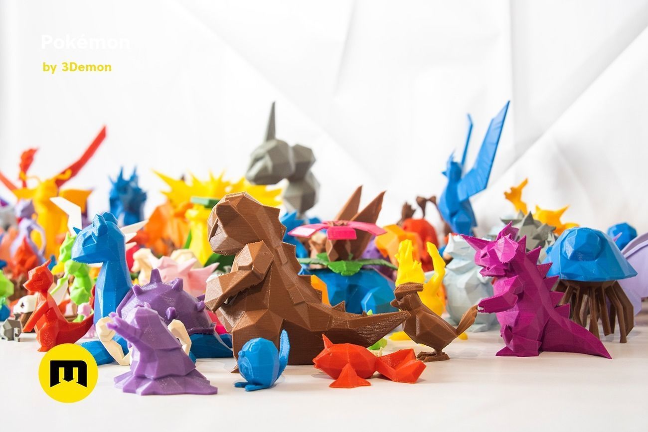 Low Poly Pokemon Collection Gen 1  Low-poly 3D model_63