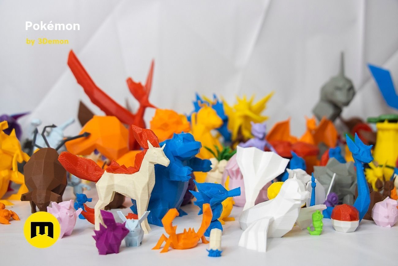 Low Poly Pokemon Collection Gen 1  Low-poly 3D model_64