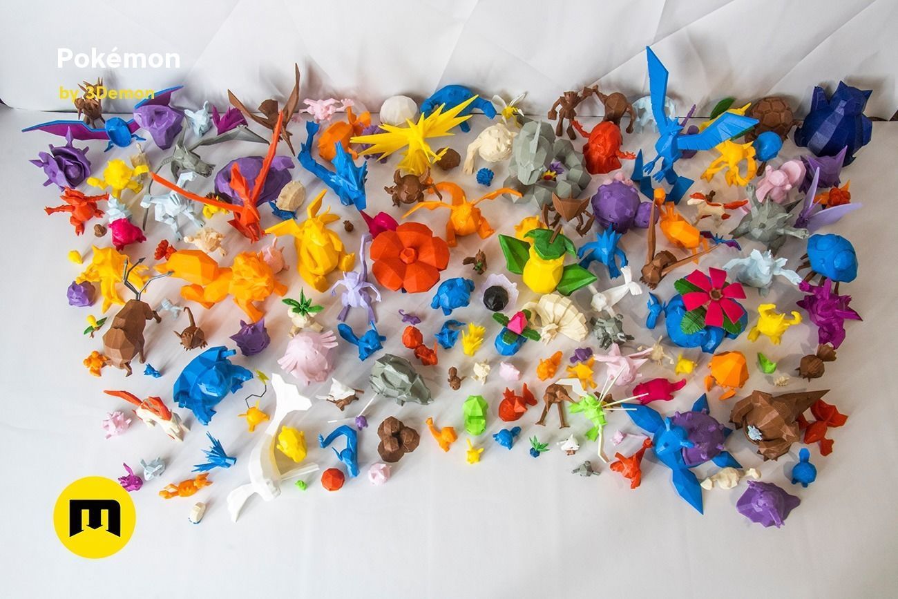 Low Poly Pokemon Collection Gen 1  Low-poly 3D model_94