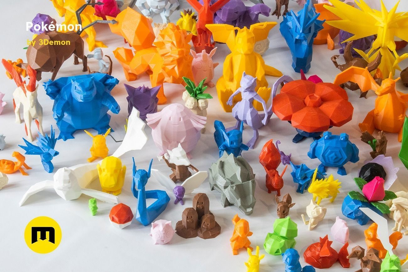 Low Poly Pokemon Collection Gen 1  Low-poly 3D model_96