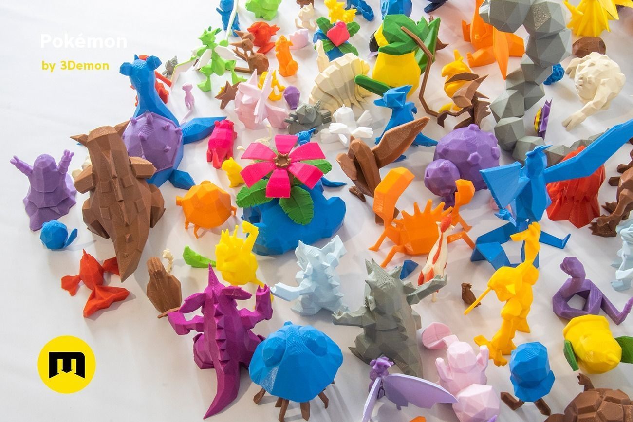 Low Poly Pokemon Collection Gen 1  Low-poly 3D model_95