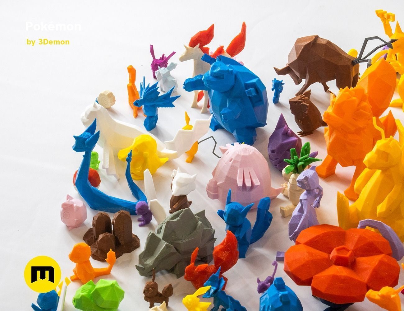 Low Poly Pokemon Collection Gen 1  Low-poly 3D model_97