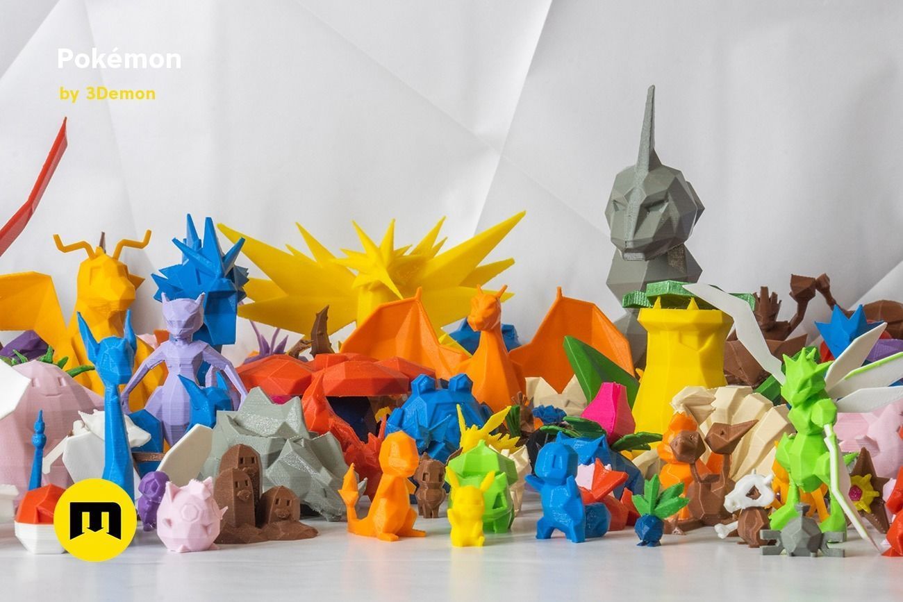 Low Poly Pokemon Collection Gen 1  Low-poly 3D model_56