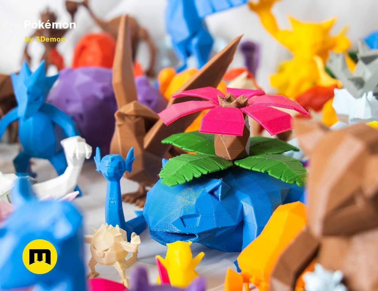 Low Poly Pokemon Collection Gen 1  Low-poly 3D model_70