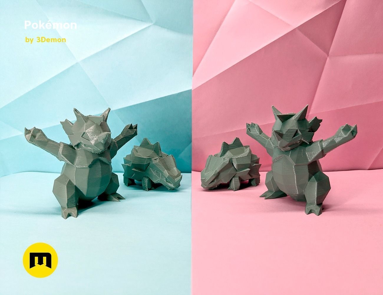 Low Poly Pokemon Collection Gen 1  Low-poly 3D model_90