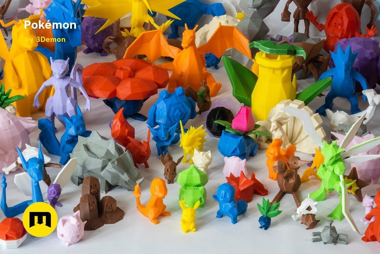 Low Poly Pokemon Collection Gen 1  Low-poly 3D model_74