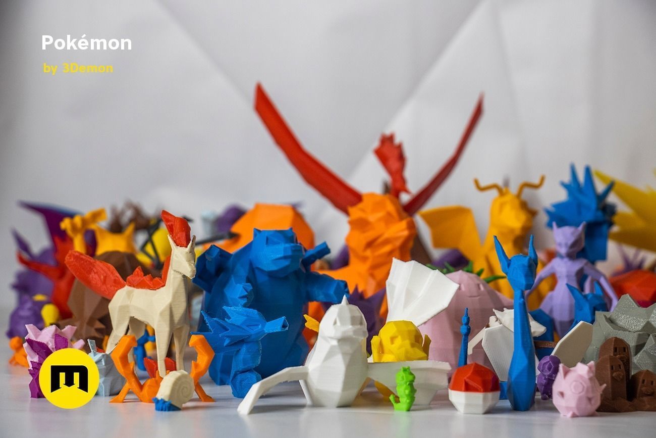 Low Poly Pokemon Collection Gen 1  Low-poly 3D model_61