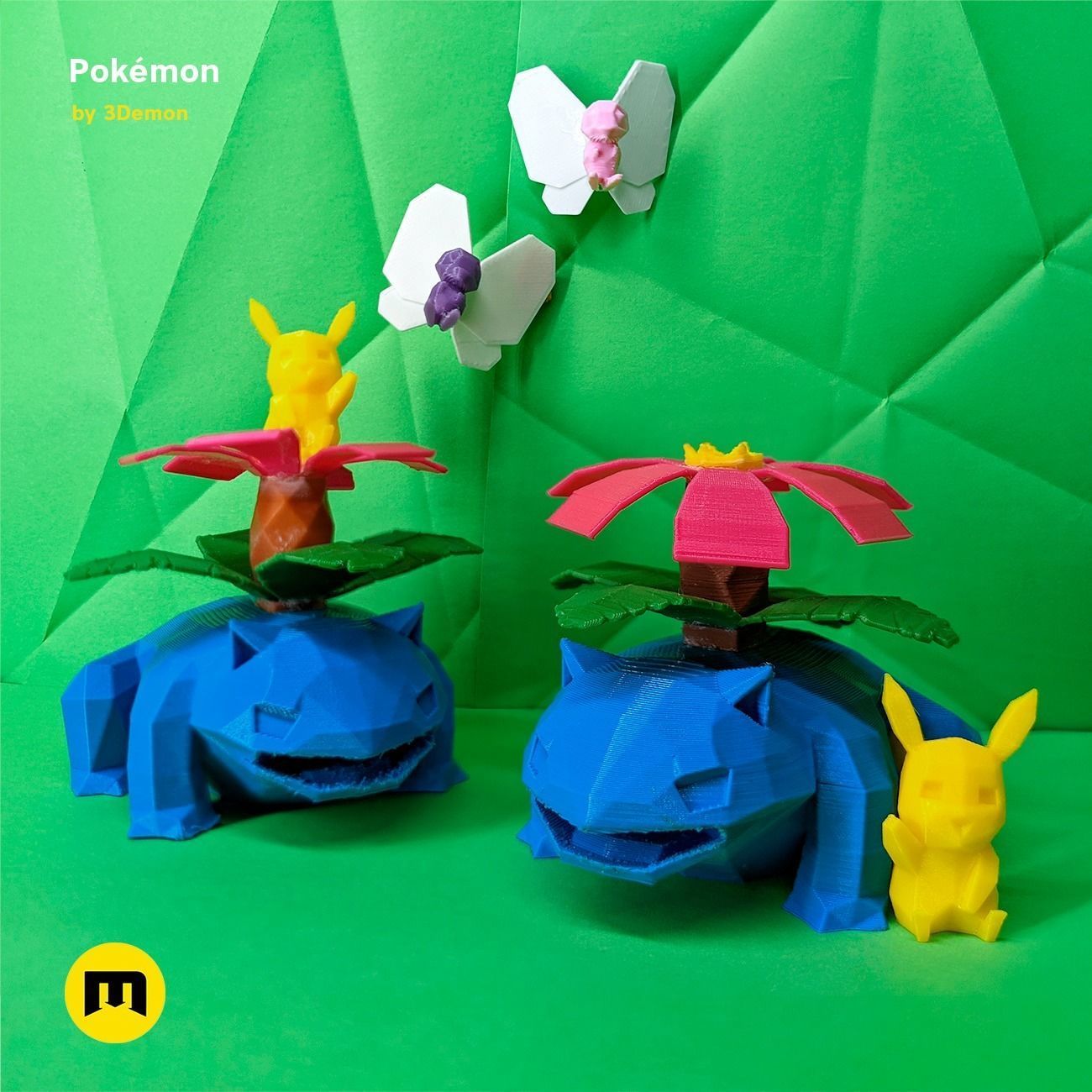 Low Poly Pokemon Collection Gen 1  Low-poly 3D model_84