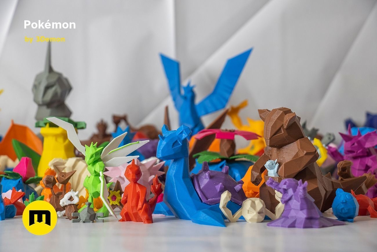 Low Poly Pokemon Collection Gen 1  Low-poly 3D model_57