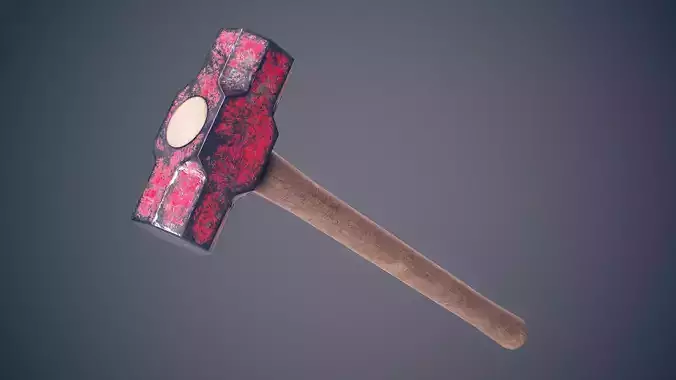 Worn Sledgehammer