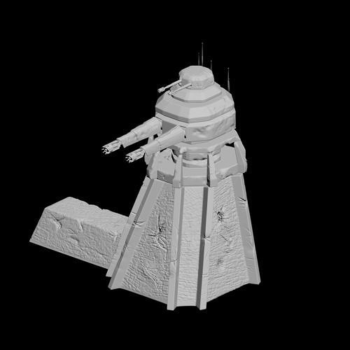 Battle Tower 3D Printable 3D print model