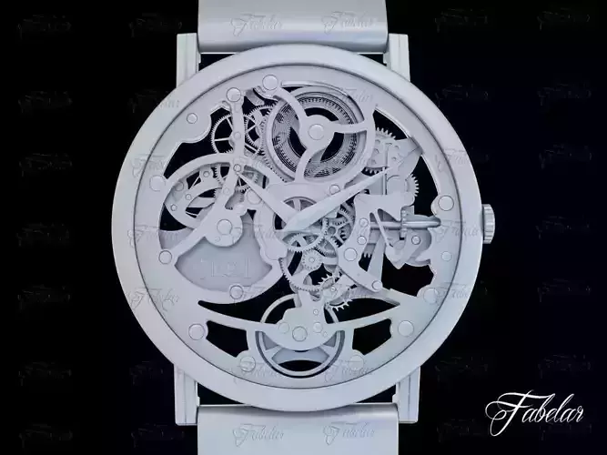 Watch mechanism 19 no textures 3D model