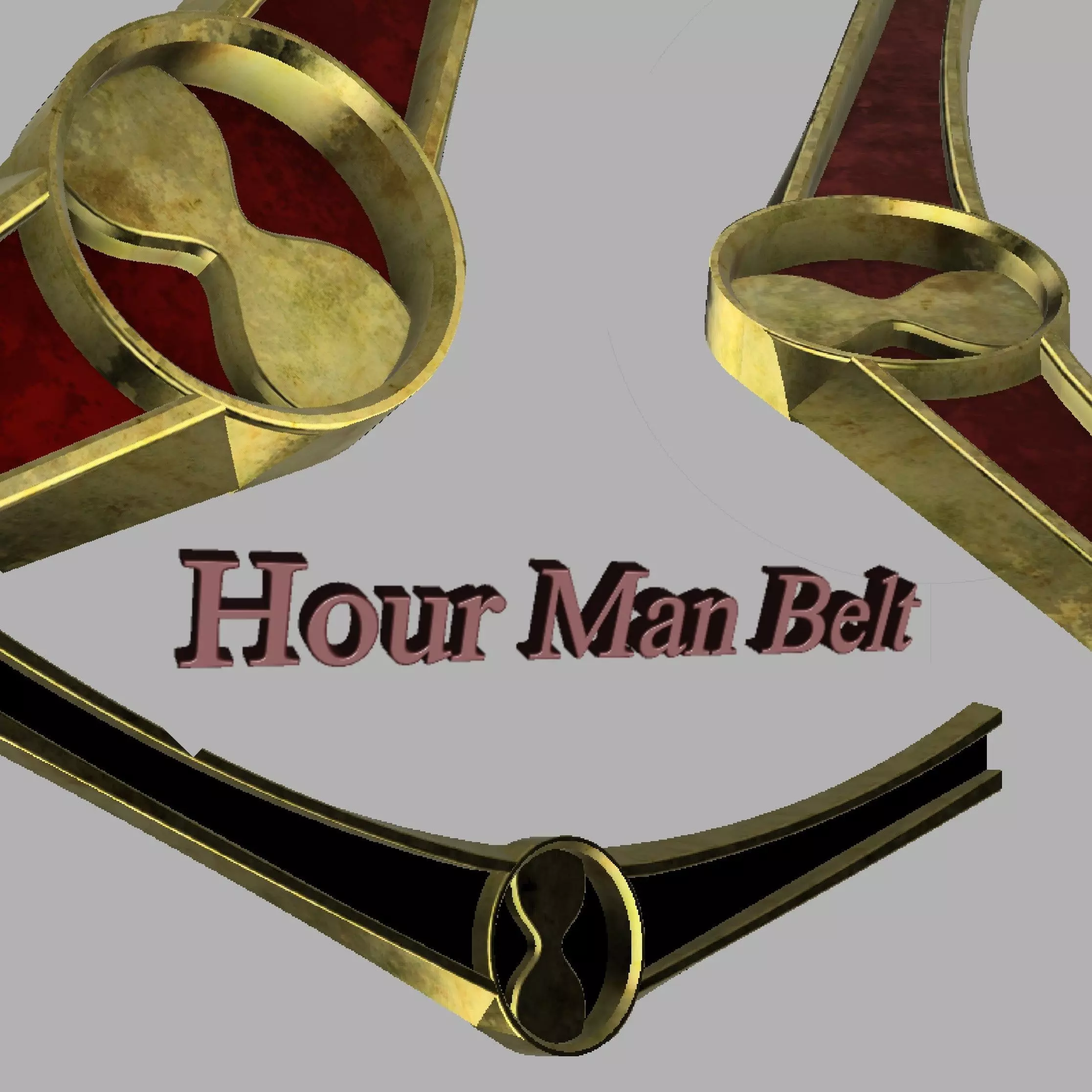 Hour Man Belt from Star Girl 3D print model_0