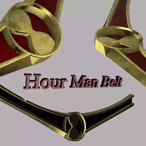 Hour Man Belt from Star Girl 3D print model