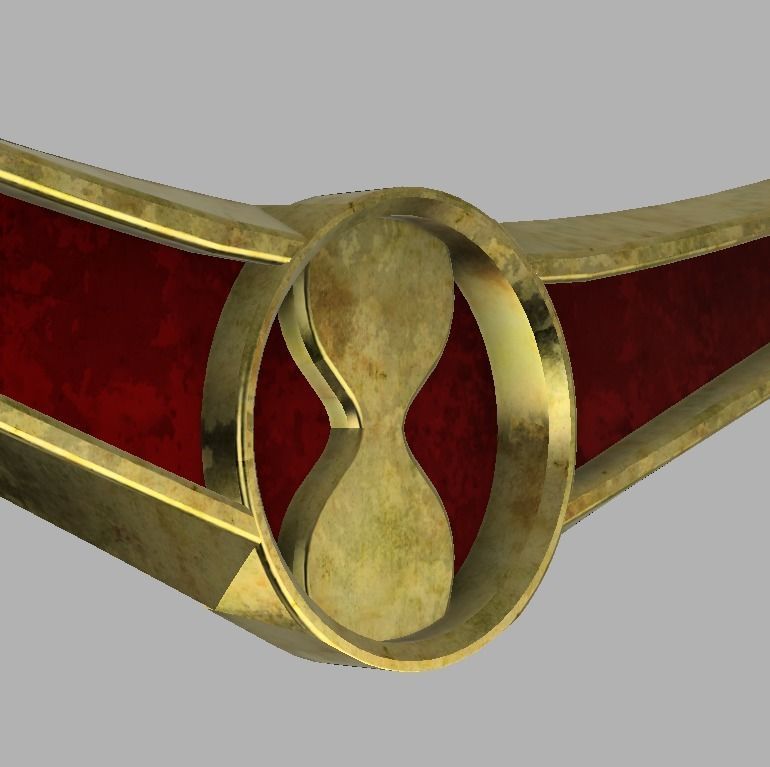 Hour Man Belt from Star Girl 3D print model_3