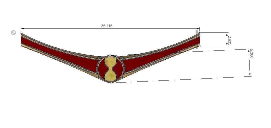 Hour Man Belt from Star Girl 3D print model_13
