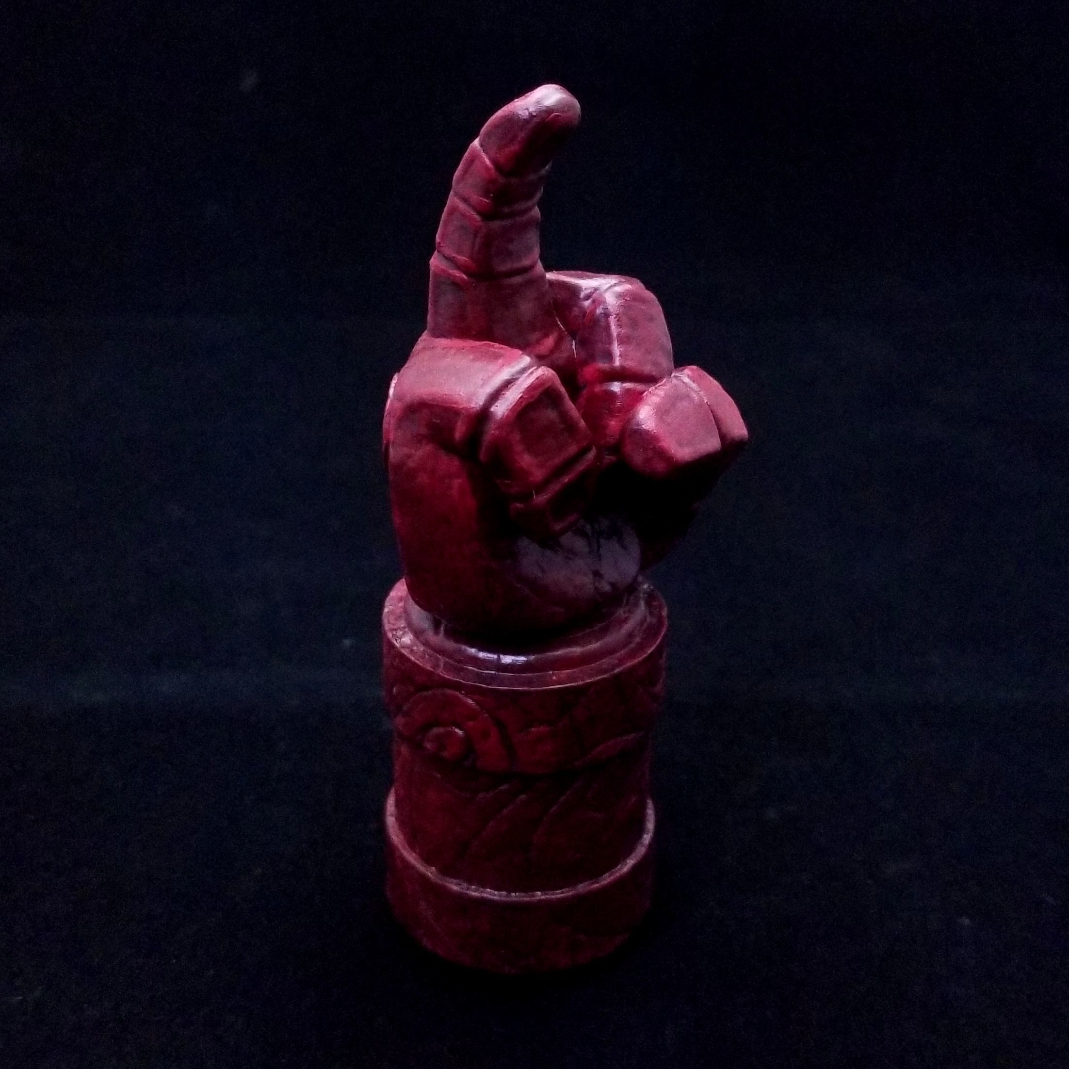 Hellboy Middle Finger of Doom Right Hand of Doom 3D print model_14