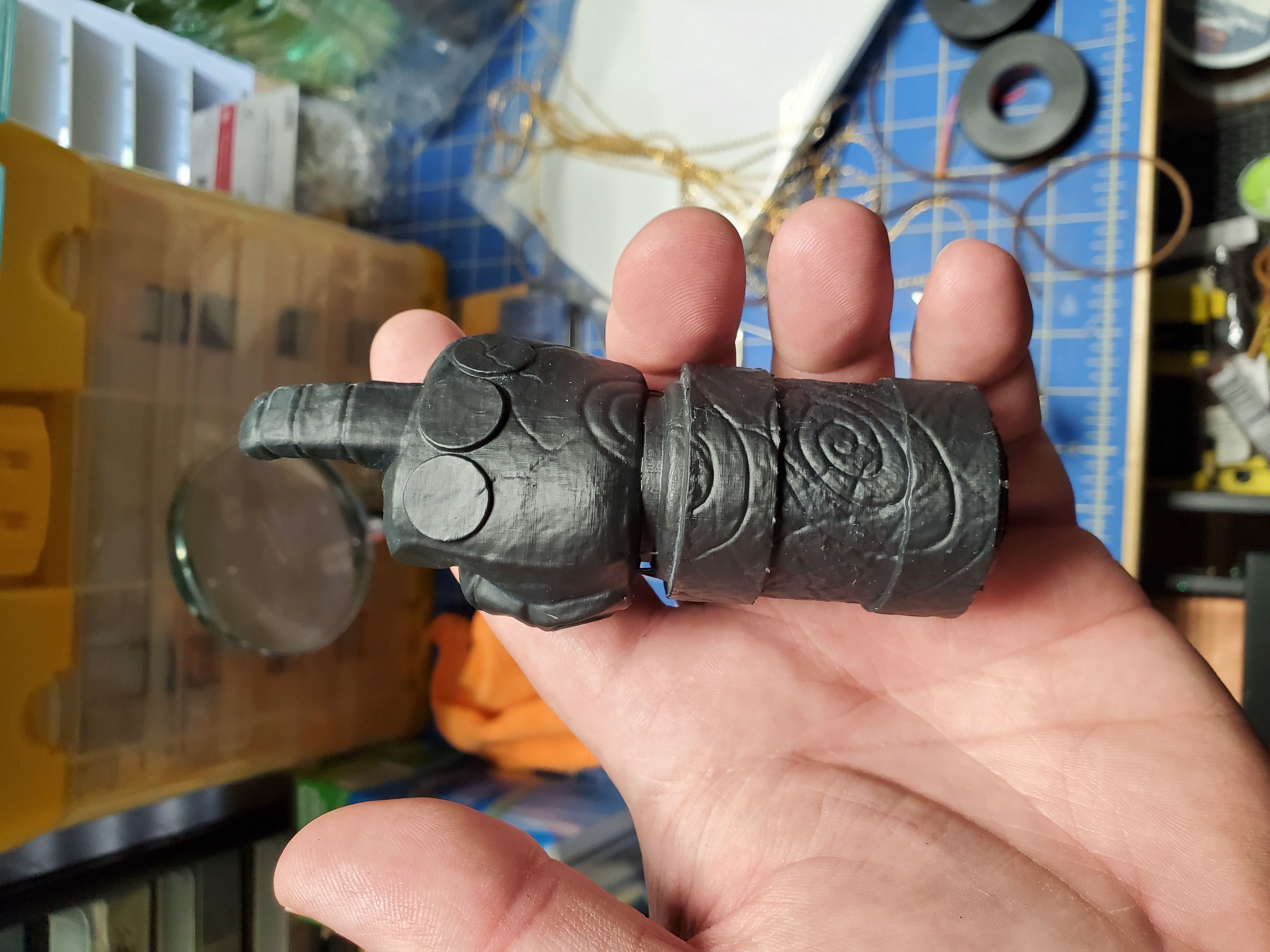 Hellboy Middle Finger of Doom Right Hand of Doom 3D print model_16