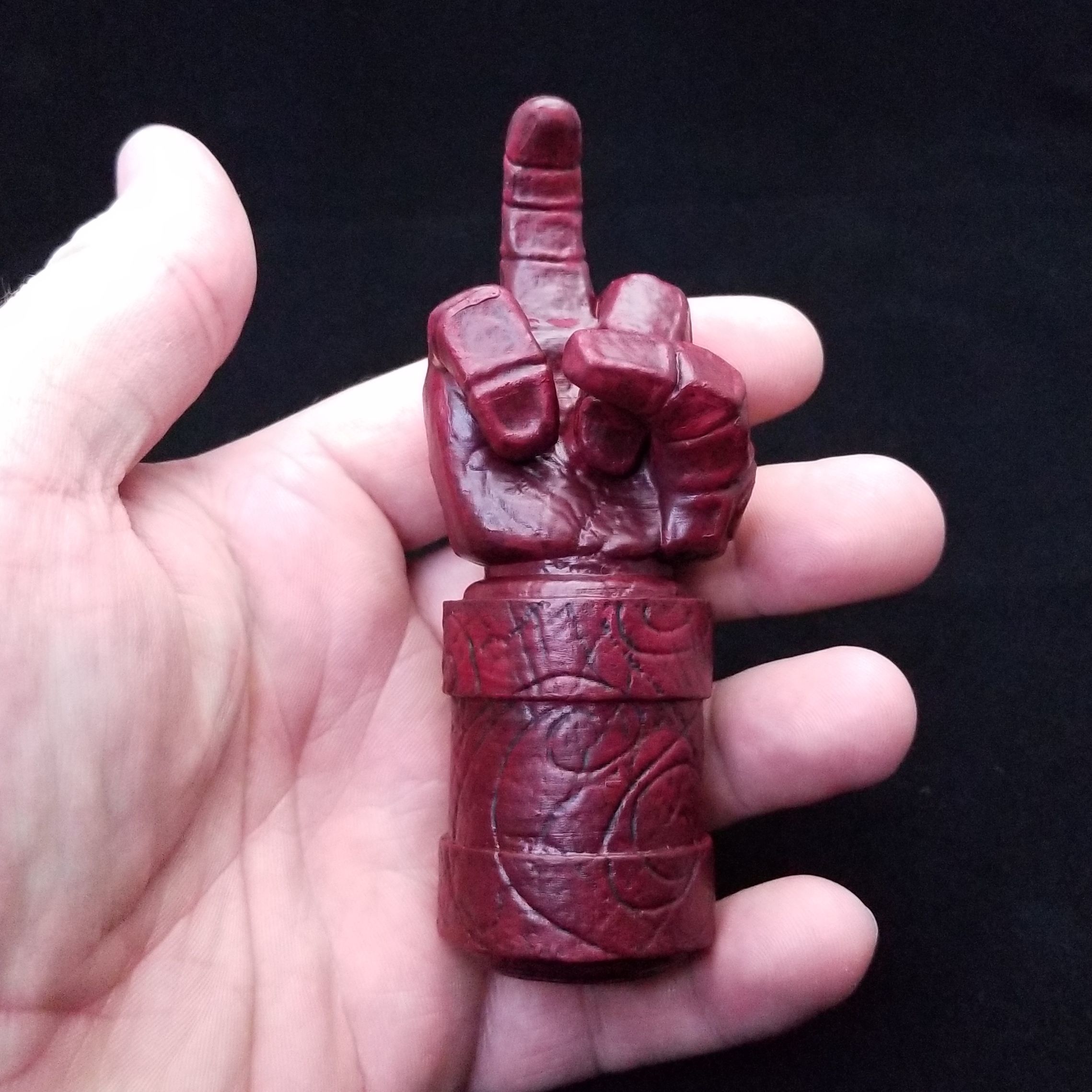 Hellboy Middle Finger of Doom Right Hand of Doom 3D print model_15