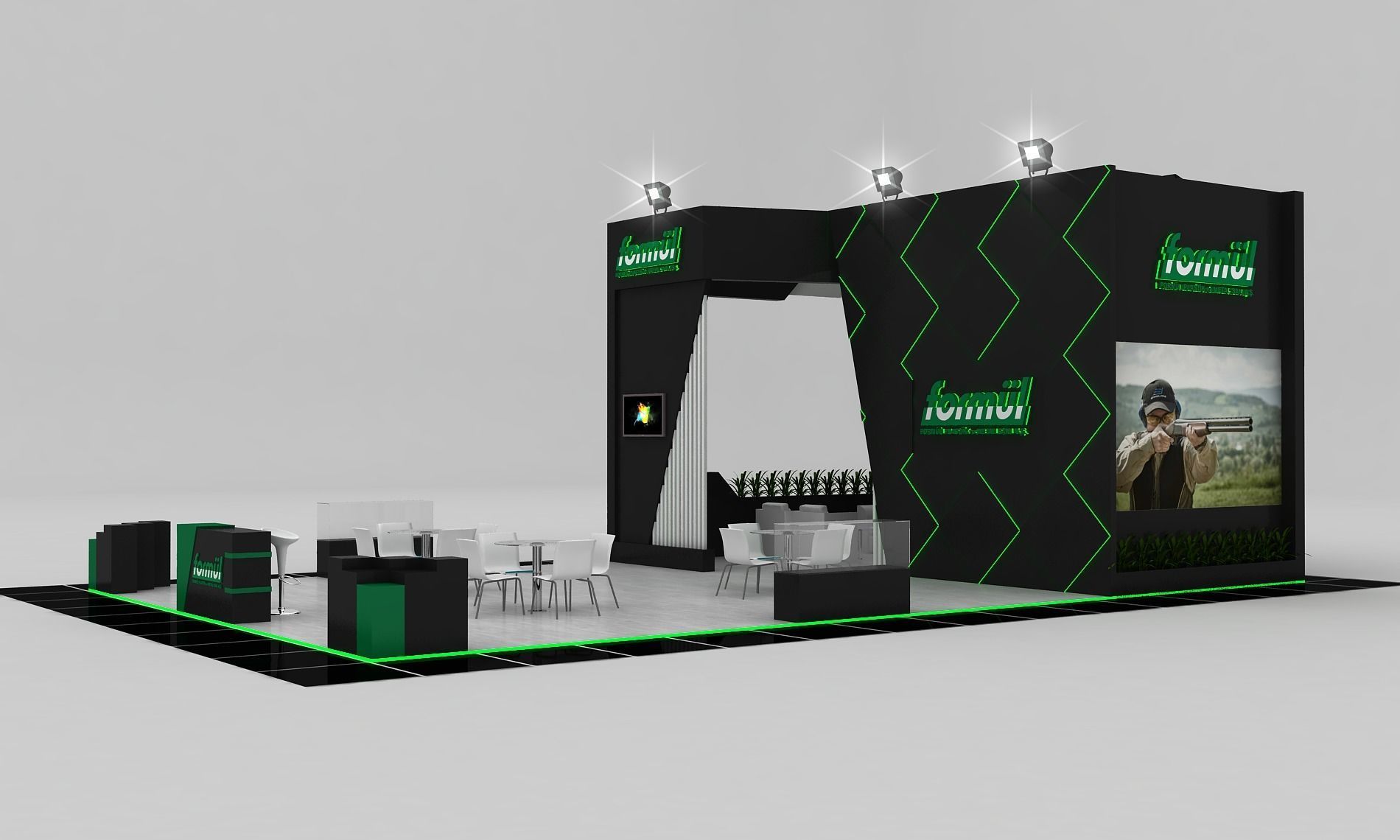 Forml Size 13 m x 8 m  Height 500 cm 3D model_1