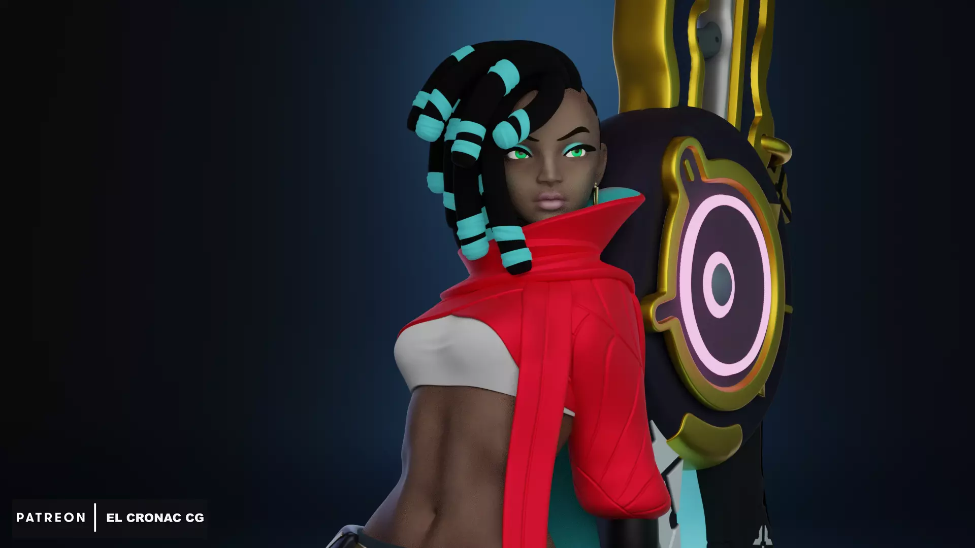 True Damage Senna - League of Legends 3D print model_0