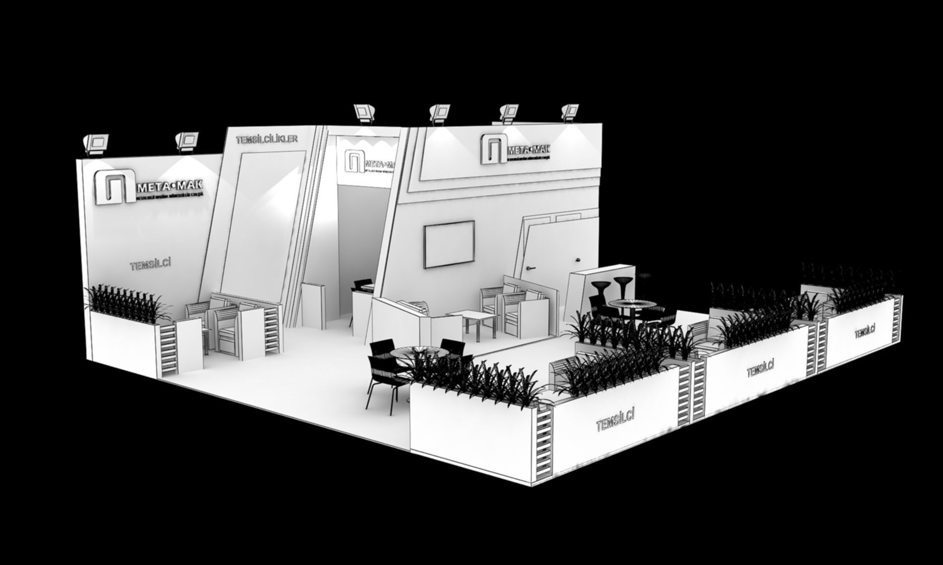 MTM Size 11 m x 10 m Height 400 cm 3D model_7