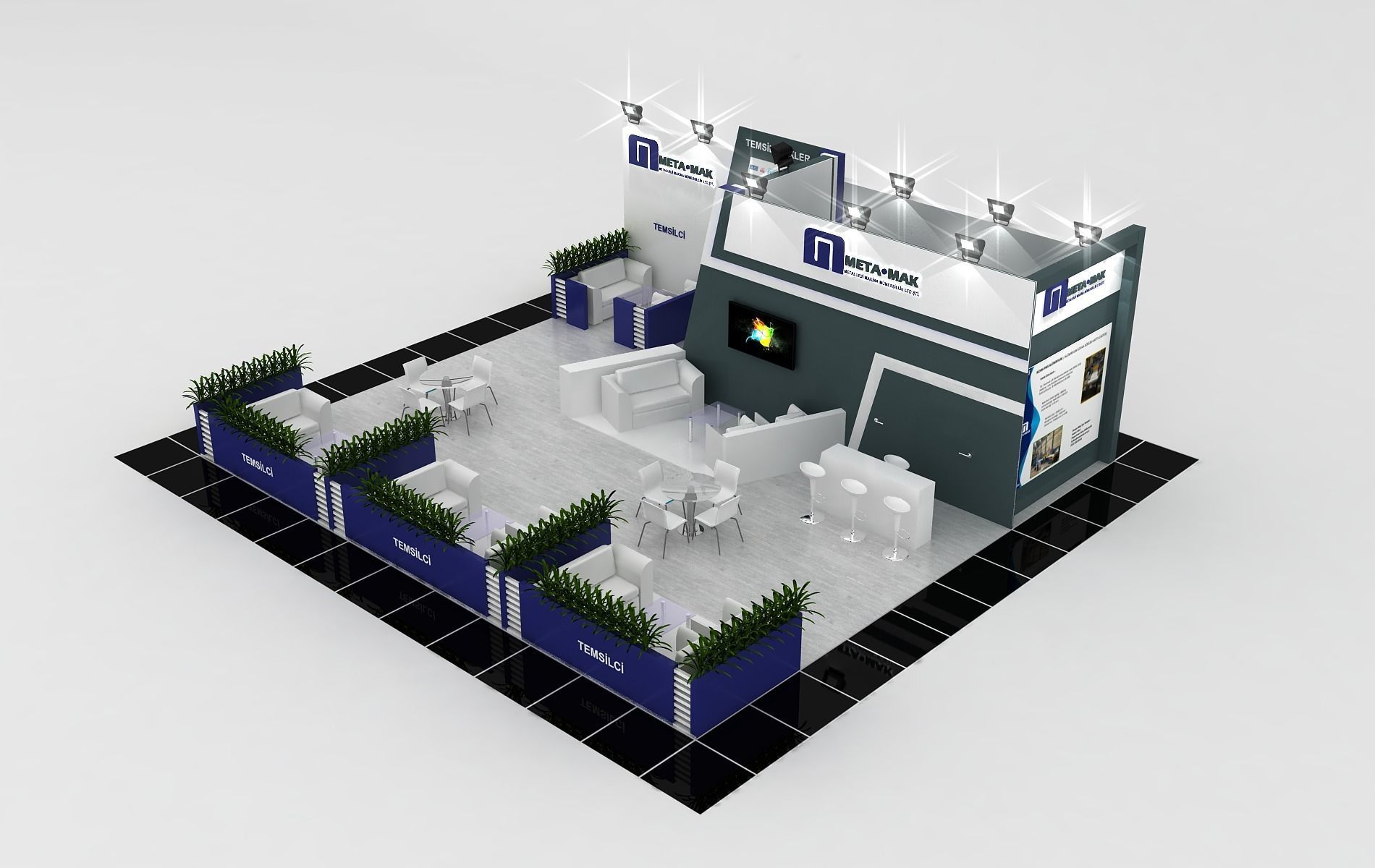 MTM Size 11 m x 10 m Height 400 cm 3D model_4