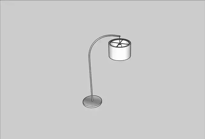 Lampara De Piso Low-poly 3D model