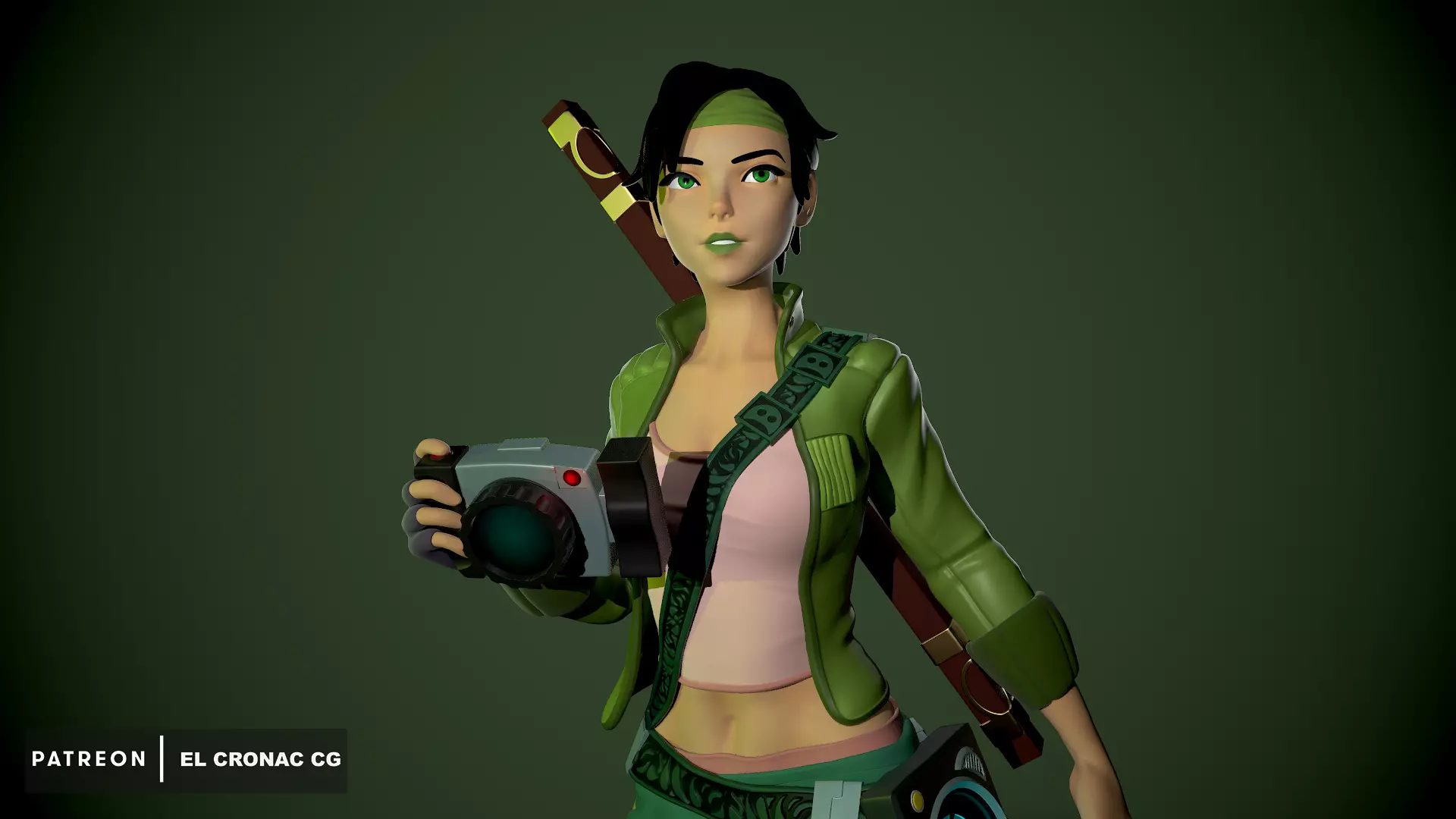 Jade - Beyond Good And Evil 3D print model