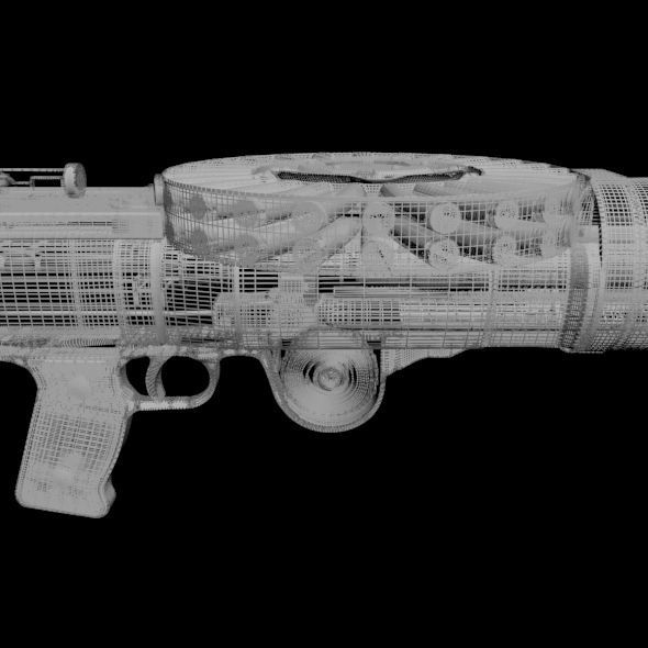 Lewis Gun 01 3D model_33