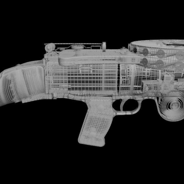 Lewis Gun 01 3D model_29