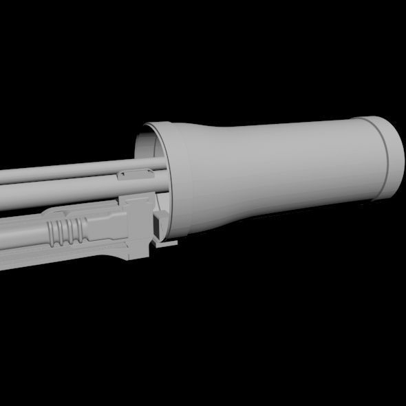 Lewis Gun 01 3D model_25