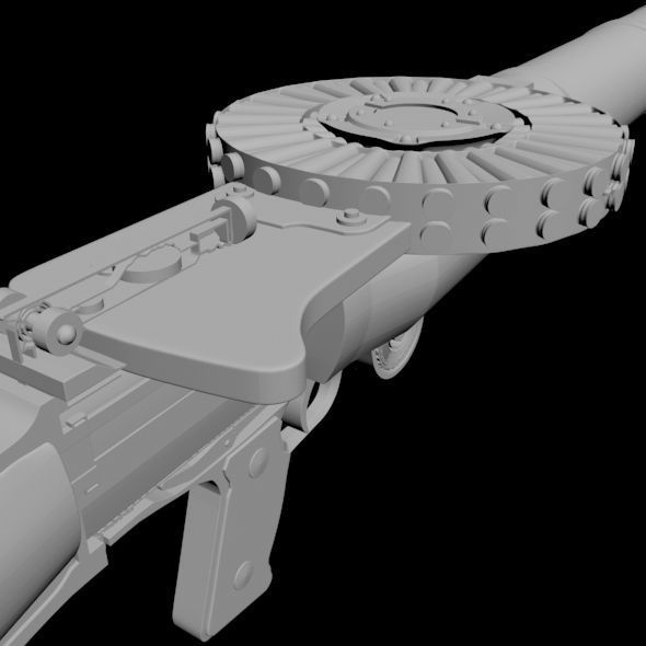 Lewis Gun 01 3D model_15
