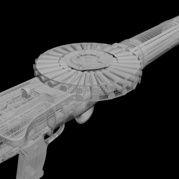 Lewis Gun 01 3D model_37
