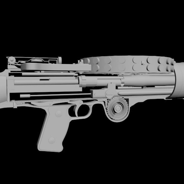 Lewis Gun 01 3D model_21