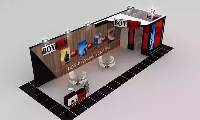 BYKB Size 13 m x 4 m  Height 350 cm 3D model